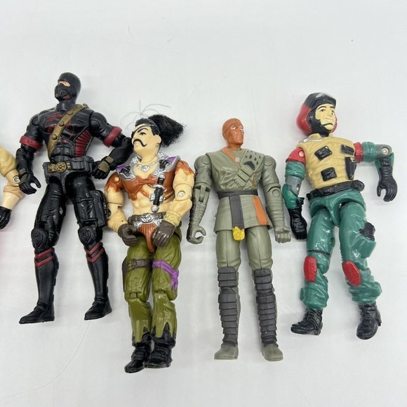 Hasbro GI Joe Lot Of 7 Tiger Claw Left Ticket Zanzibar Dreadnok Shadow Strike - Picture 3 of 8